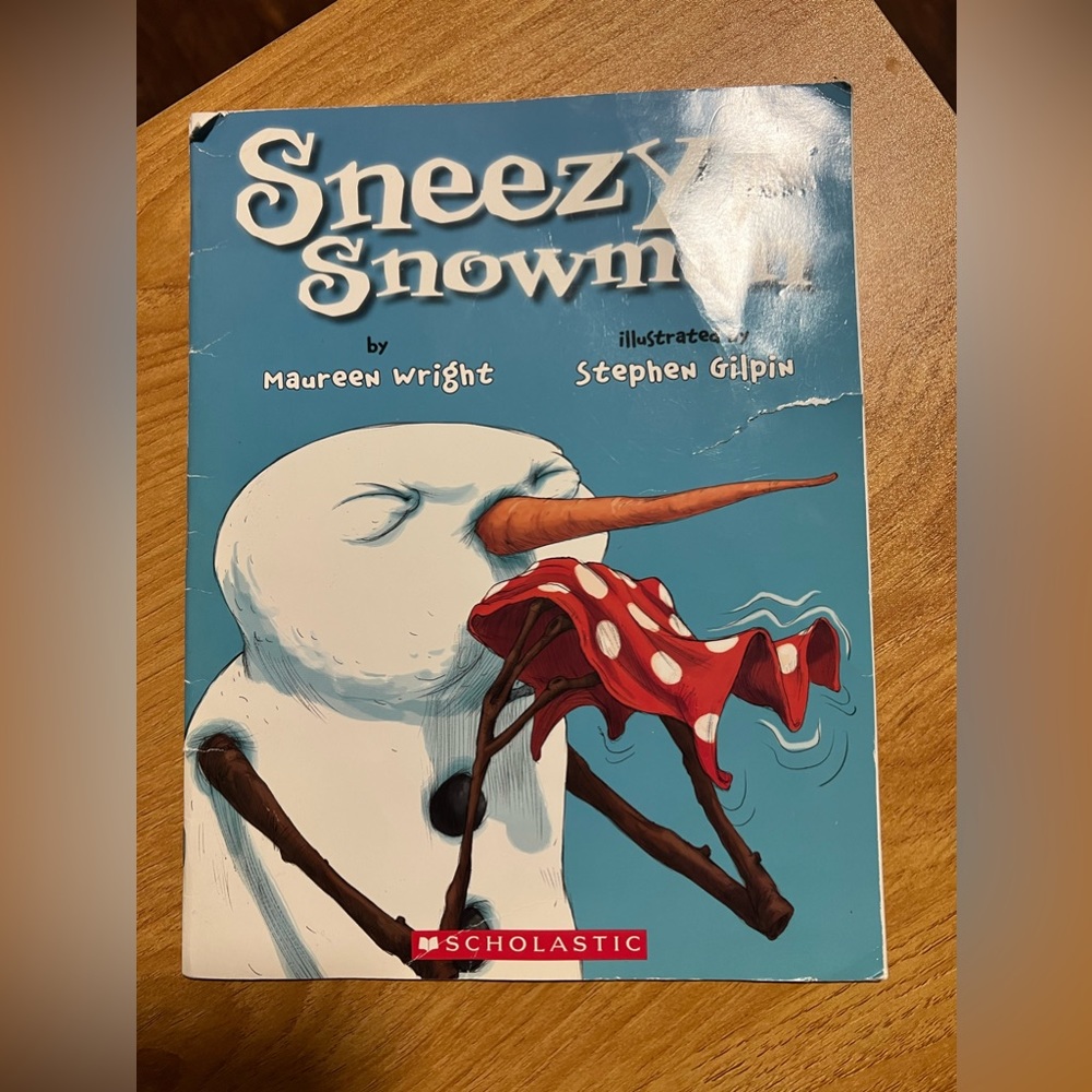 Sneeze Snowman book